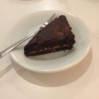 The peanut butter brownie at Fett und Zucker in Vienna