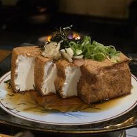 fried tofu at Sakurajaya in Gifu