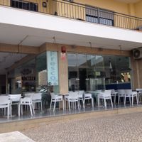 Outside at Cafe Fresco in Lagos