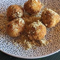 Croquettes (150PHP | 2.7$) at Belle's Beach Bar in San Juan