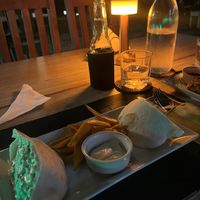   at Belle's Beach Bar in San Juan