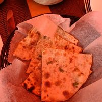 Onion kulcha at Namaste Indian Restaurant in Manuel Antonio