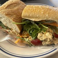 chickpea tuna sandwich   at Loveski Marin in Larkspur