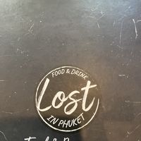 Menú  at Lost in Phuket in Phuket