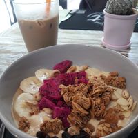 Peanut Smoothie bowl at Lost in Phuket in Phuket