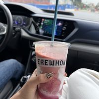 Hailey Bieber Smoothie - No Collagen  at Erewhon Market - Beverly Hills in Beverly Hills