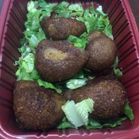 Pumpkin and walnut kibbeh at Karaz Restaurant  in Abu Dhabi