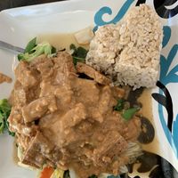 Vegan peanut sauce  at Siam Cuisine in Anchorage