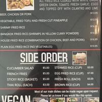 Vegan on the menu at Siam Cuisine in Anchorage
