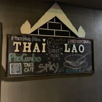 Sign at Siam Cuisine in Anchorage