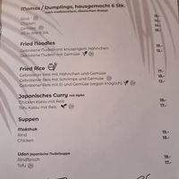 Karte at Your Happy Food in Visp