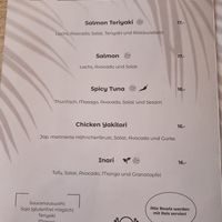 Karte at Your Happy Food in Visp