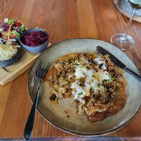 Potato cake at Bar Meduza in Ustka