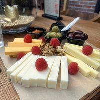 Vegan cheese board  at Bar Meduza in Ustka