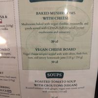 Menu 29.08.2025 at Bar Meduza in Ustka