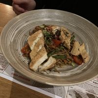 vegan fried noodle with tofu   at MoschMosch - Baseler Arkaden in Frankfurt