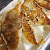 Gyozas de verduras at La Uramakeria  in Barcelona