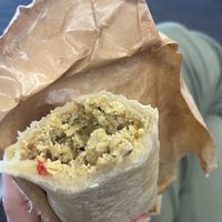 Tofu scramble, potatoes and cheesee  at SFO - Pronto! - Between Gates F15 & F22 in South San Francisco