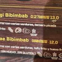 Menu (1/3).  at Cobab in Barcelona