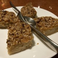 Coconut barfi  at Suananda Vegetarian Garden in Bangkok