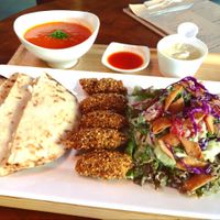 285 baht at Suananda Vegetarian Garden in Bangkok