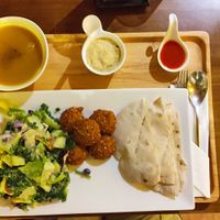 Falafel for life at Suananda Vegetarian Garden in Bangkok