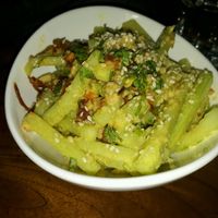 Cucumber and peanut salad at Suananda Vegetarian Garden in Bangkok