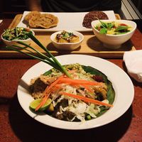 Vegan Pad Thai  at Suananda Vegetarian Garden in Bangkok