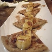 Banana parantha desert 👌 at Suananda Vegetarian Garden in Bangkok