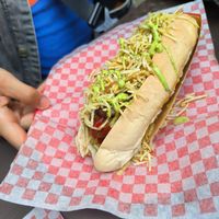 Perra sencilla at Antiburguesas in Bogota