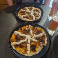 Pizzas del festival at Antiburguesas in Bogota
