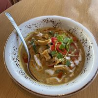Vegan tofu, curry  at Aqua in Guam