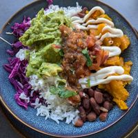 Original burrito vegan option at Frida Mexicana in Fremantle