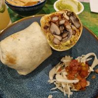 Mushroom burrito at Frida Mexicana in Fremantle