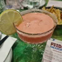 Strawberry margarita at Frida Mexicana in Fremantle