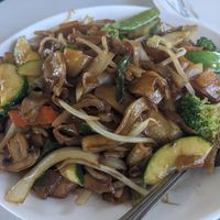 Vegetable chow fun at Canton Westside in Santa Cruz