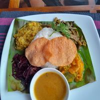 Sri lankan curry at Cafe Eden in Ella