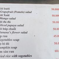 More vegetable options at Madam Lau in Quang Nam