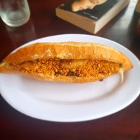 Vegetable Banh Mi at Madam Lau in Quang Nam