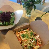 Thai salad at Zest in Karlstad