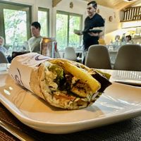 Vegan Gyros  at Anasma Greek Eatery in Stoke-on-trent