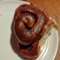 Cinnamon role at Al Tempo  in San Pedro La Laguna