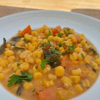 Vegan Katxupa (800 CVE) at Kaza Katxupa in Praia