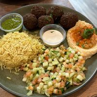 Falafel Platter  at Pita House in Tarrytown