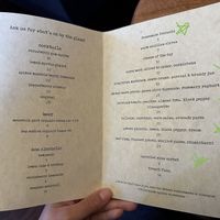 All items starred are either vegan automatically or can be made vegan. Half the menu!  at Frankie & Mo's Wine Shop & Bar  in Blackheath