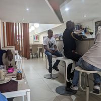 The cafe at Cafe Vitamina L in Lubango