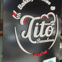 Cartel at Bakery & Coffee Tito in Ourense