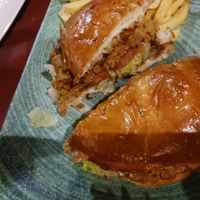 Hamburguesa Vegana (lentils, Peas, soya) at Cafe Culture  in Piedralaves
