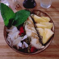Seasonal Fruit and Coconut Yogurt Super Bowl at Cafe Zi - 梔子 in Kowloon