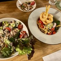 poke bowl and thai spaghetti   at Cafe Zi - 梔子 in Kowloon